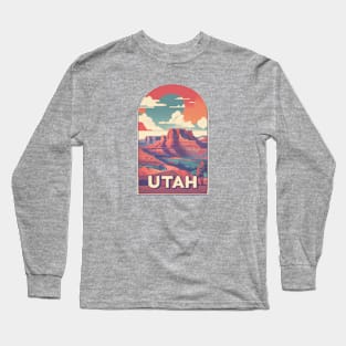 Utah Vintage Design Long Sleeve T-Shirt